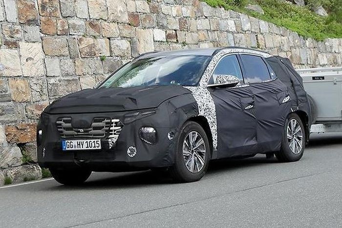 Lộ diện hình ảnh Hyundai Tucson 2024 trên đường chạy thử