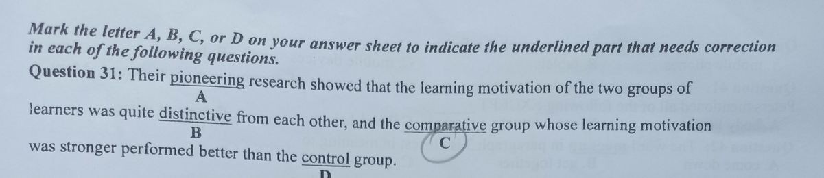 Bộ GD&ĐT công nhận cả hai đáp án đúng trong một câu tiếng Anh Bộ GD&ĐT công nhận cả hai đáp án đúng trong một câu tiếng Anh