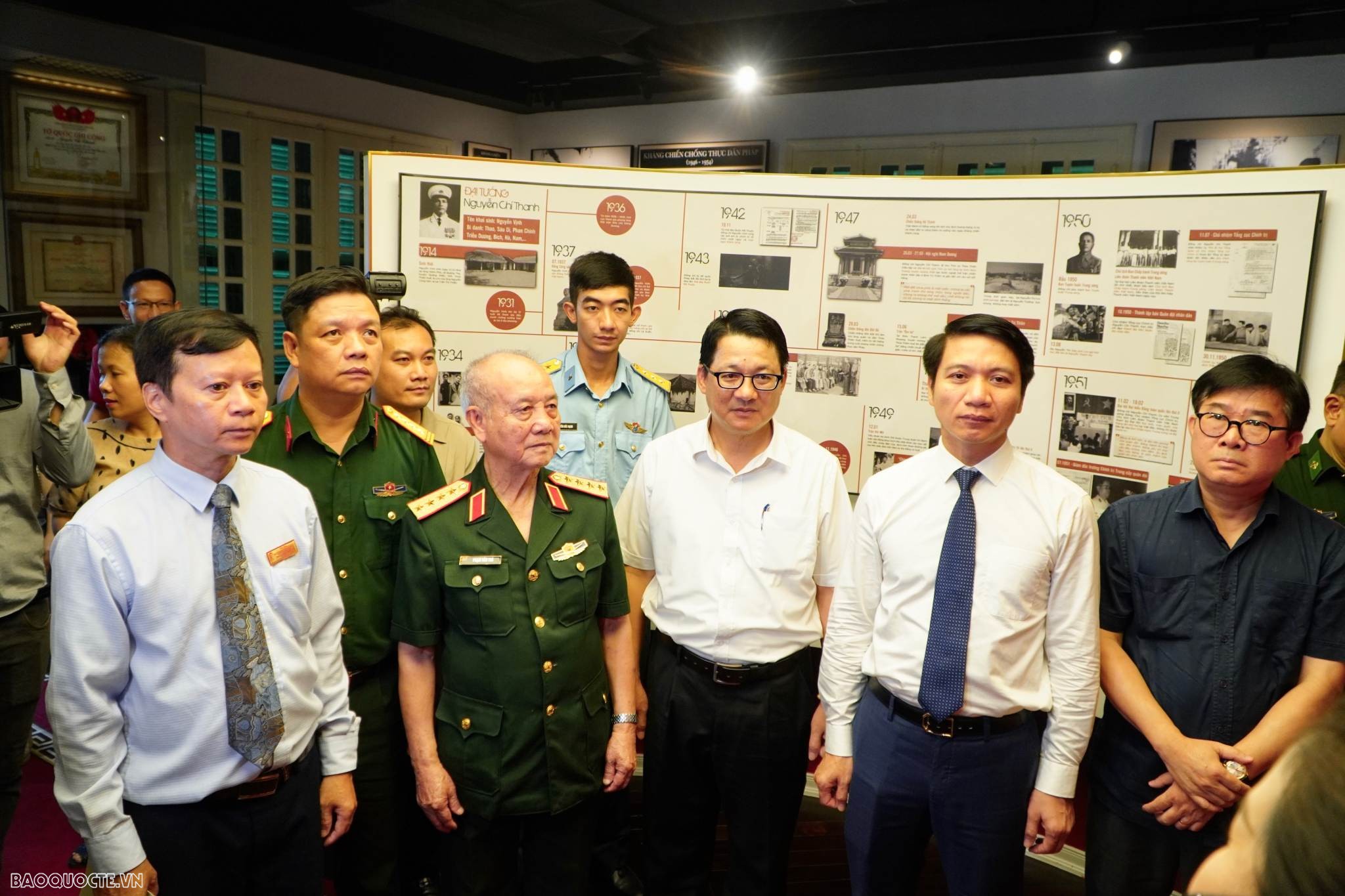Các đại biểu tham quan không gian trưng bày trong Bảo tàng Đại tướng Nguyễn Chí Thanh. Các đại biểu tham quan không gian trưng bày trong Bảo tàng Đại tướng Nguyễn Chí Thanh.