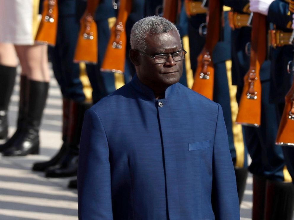 Thủ tướng quần đảo Solomon Manasseh Sogavare sẽ thăm Trung Quốc từ ngày 9-15/7 tới. (Nguồn: AP) Thủ tướng quần đảo Solomon Manasseh Sogavare sẽ thăm Trung Quốc từ ngày 9-15/7 tới. (Nguồn: AP)