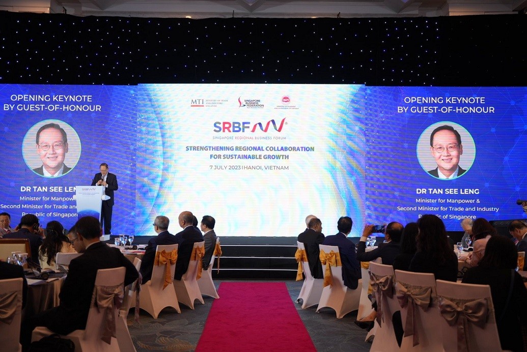 Khai mạc Diễn đàn Doanh nghiệp Khu vực Singapore lần thứ 7 tại Việt Nam Khai mạc Diễn đàn Doanh nghiệp Khu vực Singapore lần thứ 7 tại Việt Nam
