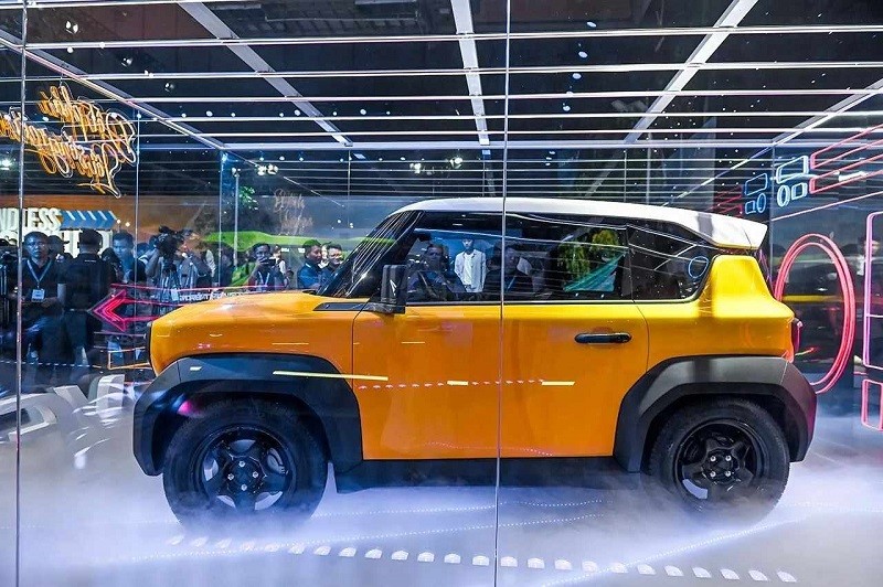 Cận cảnh VinFast VF3 vừa xuất hiện tại triển lãm 'VinFast - Vì tương lai xanh'