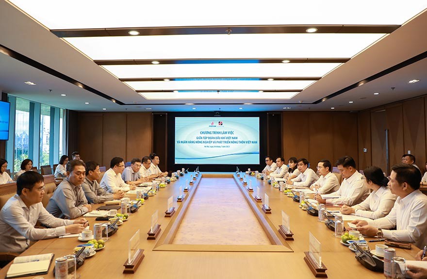 PetroVietnam và Agribank đẩy mạnh hợp tác cùng phát triển, hoàn thành tốt nhiệm được Nhà nước giao phó. (Nguồn: Agribank)