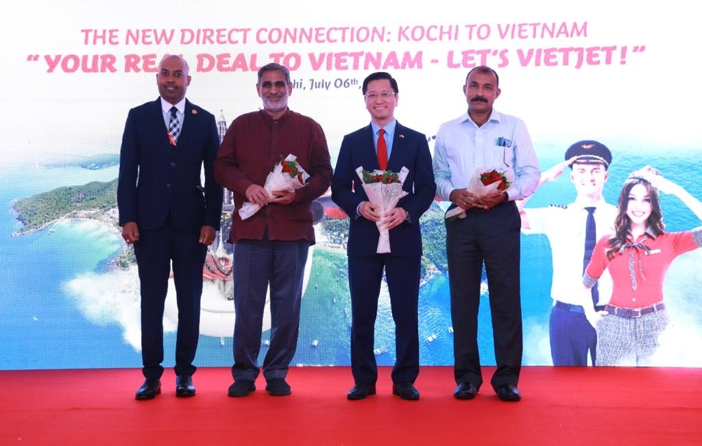 Đại sứ Việt Nam tại Ấn Độ Nguyễn Thanh Hải thăm, làm việc tại bang Kerala