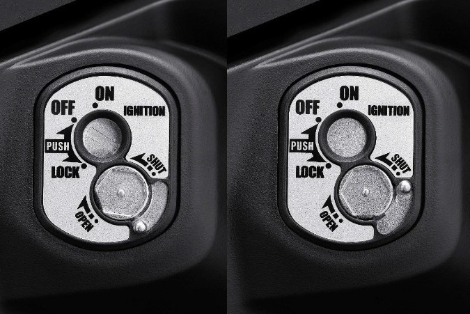 Honda Wave Alpha 2024 vẫn duy trì trang bị ổ khóa đa năng ba trong một.