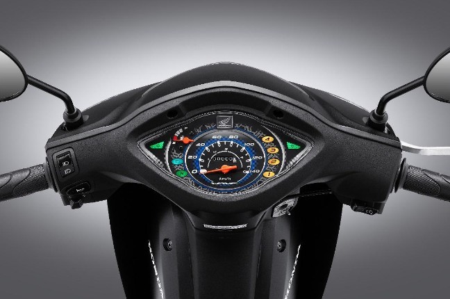 Wave Alpha 2024 vẫn sử dụng dạng đồng hồ cơ.