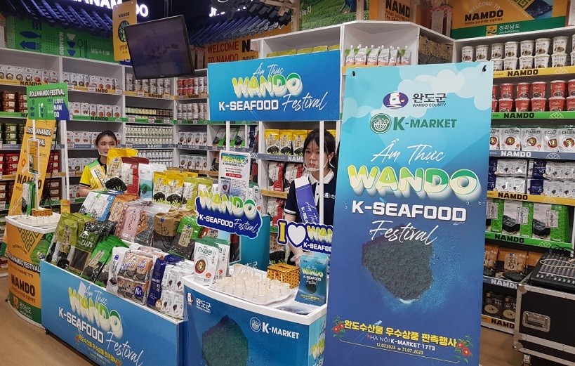 Đảo Wando (Hàn Quốc) giới thiệu các sản phẩm nông sản đặc sắc đến người tiêu dùng Việt Nam Đảo Wando (Hàn Quốc) giới thiệu các sản phẩm nông sản đặc sắc đến người tiêu dùng Việt Nam