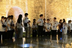 Hoàng thành Thăng Long - Điểm dừng chân thứ ba của 120 kiều bảo trẻ trong hành trình xuyên Việt