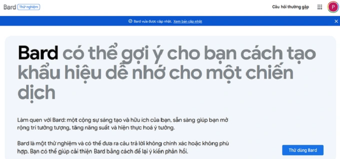 Nên dùng thử Google Bard, đối thủ của ChatGPT Nên dùng thử Google Bard, đối thủ của ChatGPT