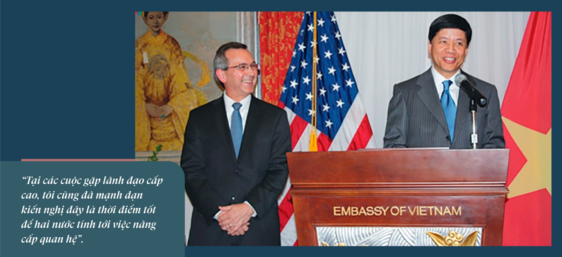 Chuyện chưa kể trên xe ô tô cùng Anh Tư Sang và “cầu vồng” trong quan hệ Việt Nam – Hoa Kỳ