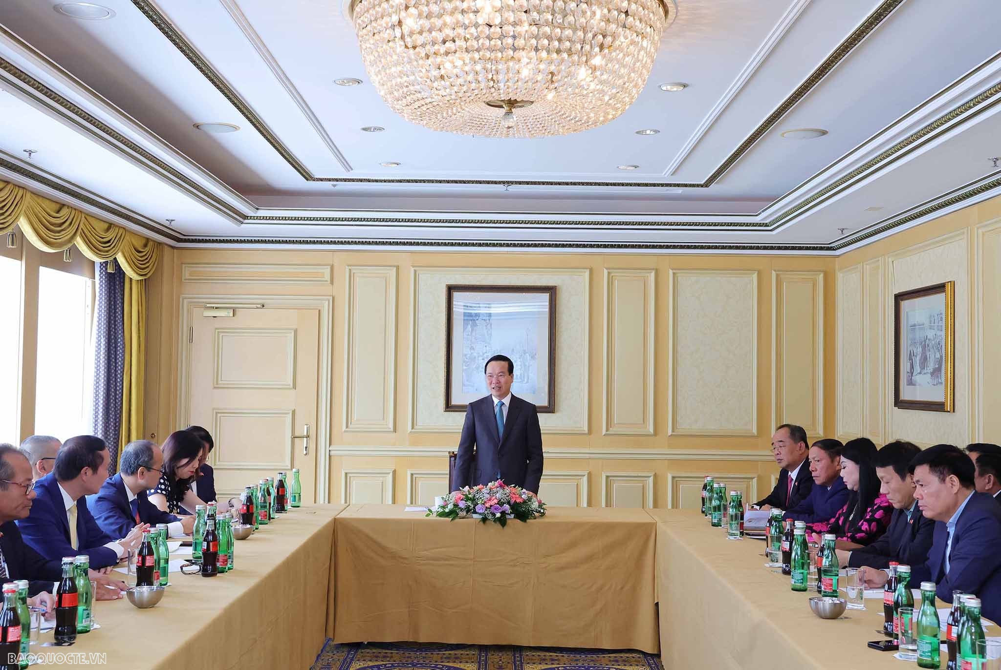 Những hình ảnh ấn tượng của Chủ tịch nước Võ Văn Thưởng trong chuyến thăm chính thức Áo