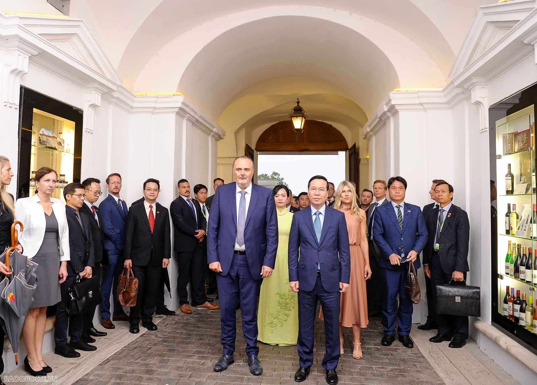 Những hình ảnh ấn tượng của Chủ tịch nước Võ Văn Thưởng trong chuyến thăm chính thức Áo