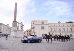 Italy dùng kỵ binh trong lễ đón chính thức Chủ tịch nước Võ Văn Thưởng và Phu nhân