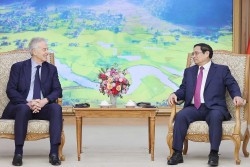 Thủ tướng Phạm Minh Chính tiếp cựu Thủ tướng Anh, Chủ tịch điều hành Viện Tony Blair vì sự thay đổi toàn cầu