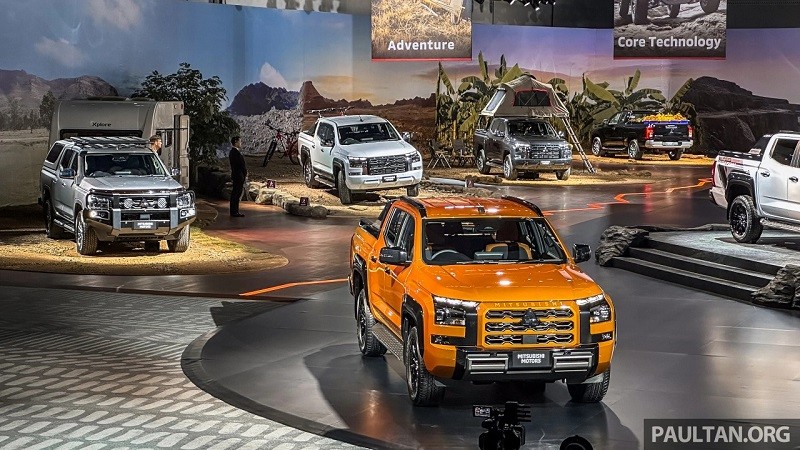 Mitsubishi Triton 2024 vừa ra mắt tại Thái Lan.