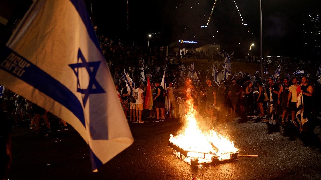Làn sóng biểu tình lan rộng trước cải cách tư pháp ở Israel, Tổng thống Herzog kêu gọi kiềm chế bạo lực
