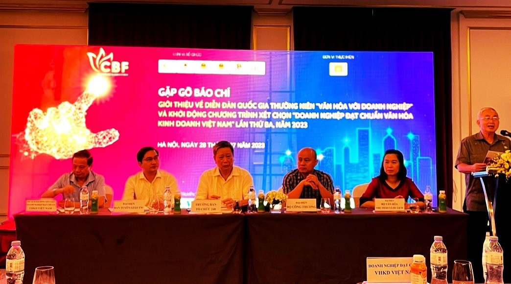 Văn hoá doanh nghiệp Diễn đàn quốc gia 'Văn hóa với doanh nghiệp' năm 2023 sẽ được tổ chức tại TP. Hồ Chí Minh