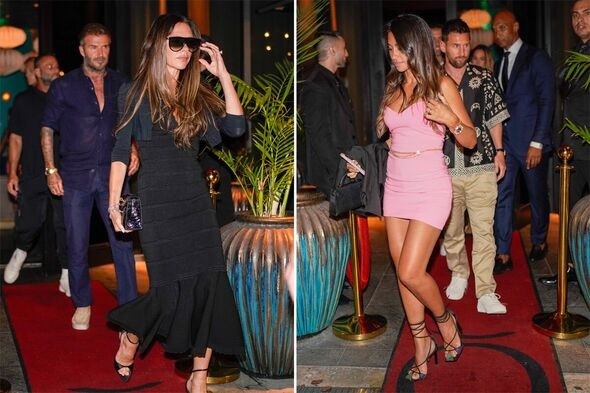 Vợ chồng Lionel Messi, David Beckham dùng bữa tối thân thiết bên những người bạn CLB Inter Miami Vợ chồng Lionel Messi, David Beckham dùng bữa tối thân thiết bên những người bạn CLB Inter Miami