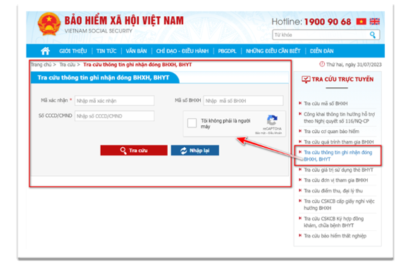 Hướng dẫn tra cứu thông tin đóng BHXH tự nguyện, BHYT online Hướng dẫn tra cứu thông tin đóng BHXH tự nguyện, BHYT online