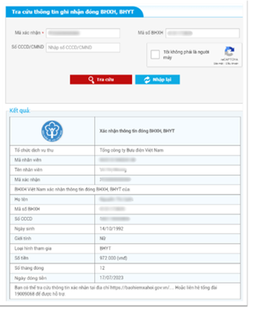 Hướng dẫn tra cứu thông tin đóng BHXH tự nguyện, BHYT online Hướng dẫn tra cứu thông tin đóng BHXH tự nguyện, BHYT online