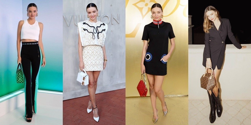 Cô biến hóa phong cách, từ năng động, thanh lịch, thể thao đến gợi cảm với loạt trang phục, phụ kiện Louis Vuitton ở sự kiện.