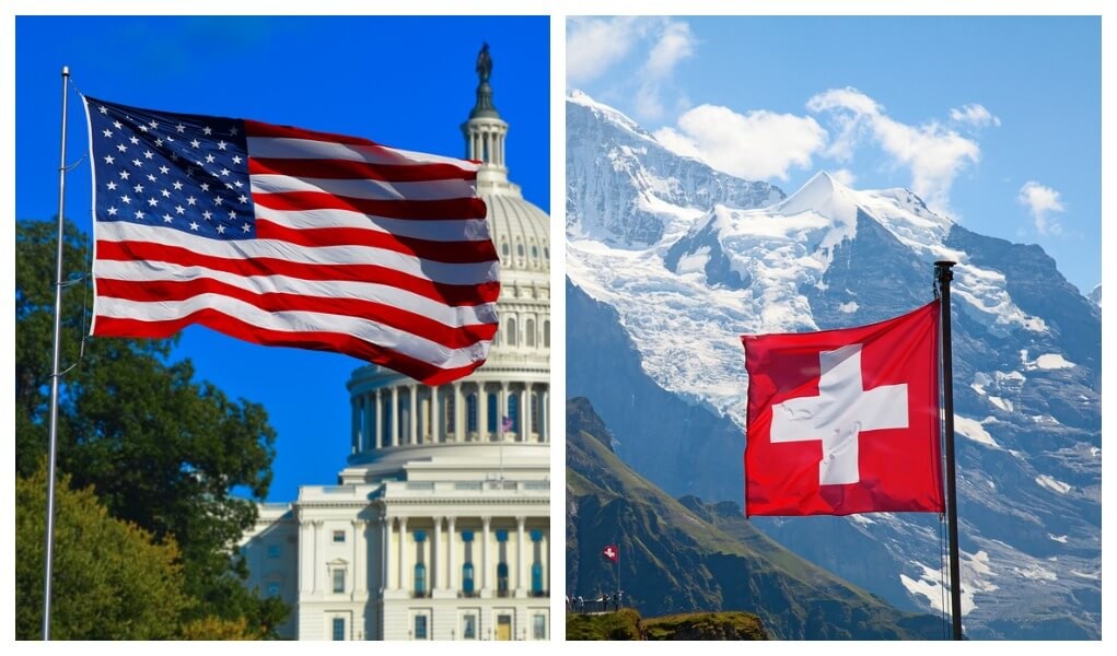 Thụy Sỹ-Mỹ. (Nguồn: ForumDaily)
