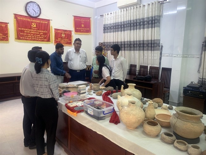 Thúc đẩy hợp tác giữa Ban quản lý Di tích văn hóa Óc Eo với các tổ chức khoa học của Ấn Độ