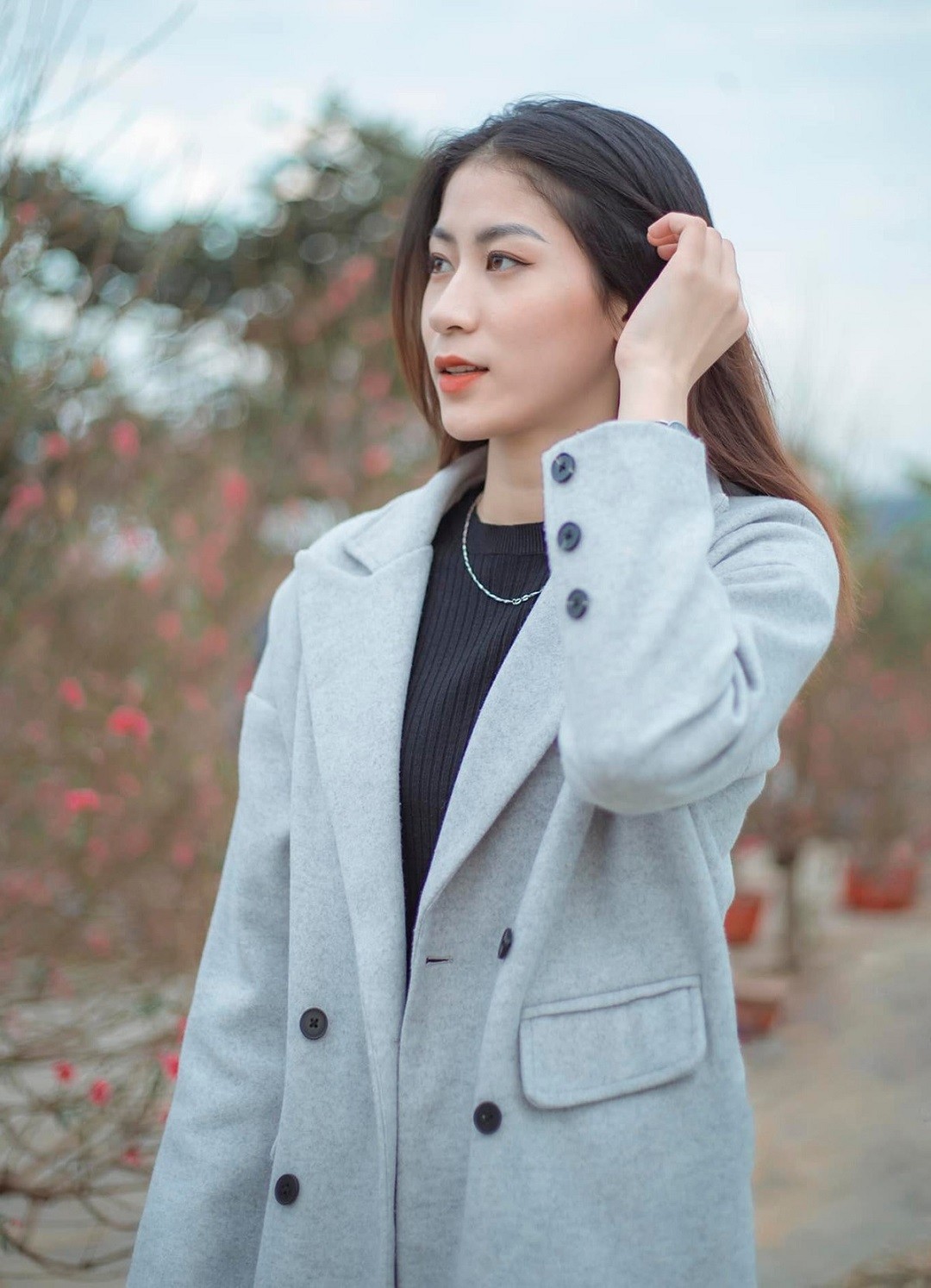 Tỏa sáng trên sân đấu, Kiều Trinh cũng là một cô gái rất xinh đẹp, thu hút mọi ánh nhìn.