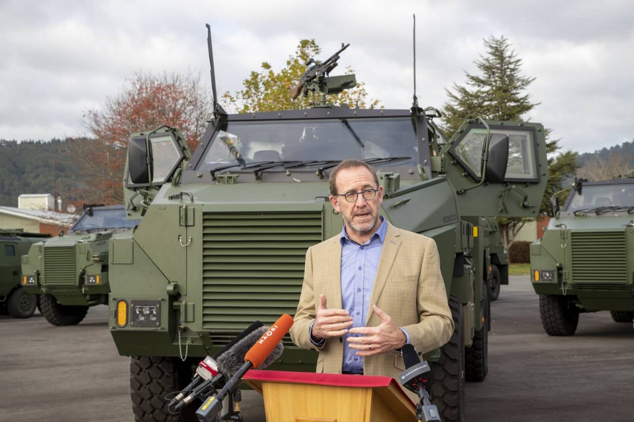 (08.09) Bộ trưởng Quốc phòng New Zealand Andrew Little vừa công bố ba văn bản chiến lược quan trọng của nước này. (Nguồn: AP)