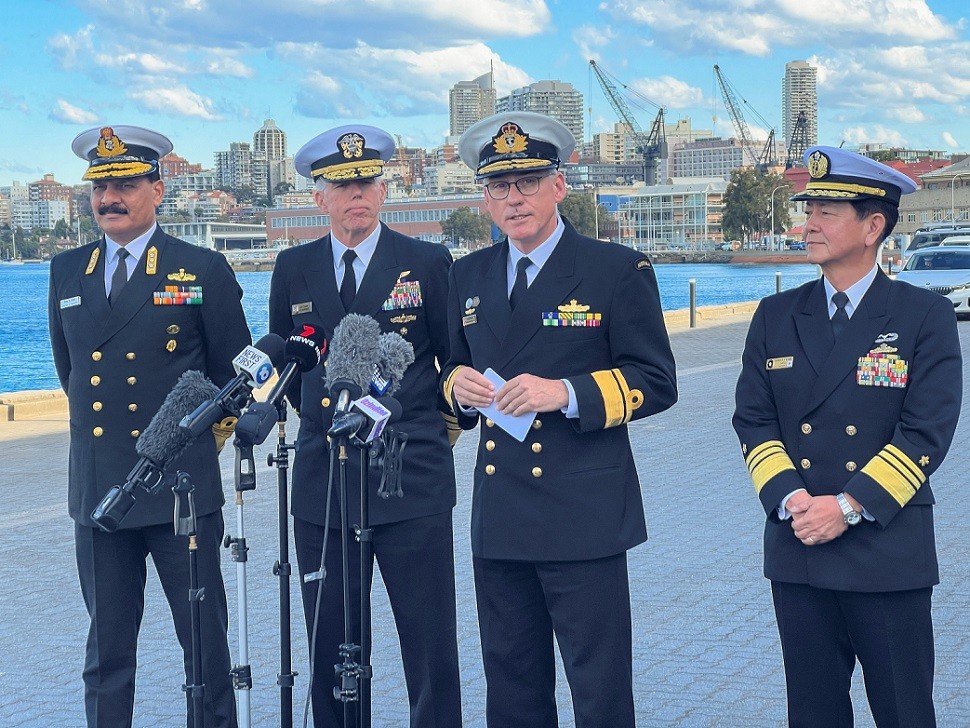 Nhóm Bộ Tứ chuẩn bị tập trận quy mô lớn lần đầu tiên ở Australia