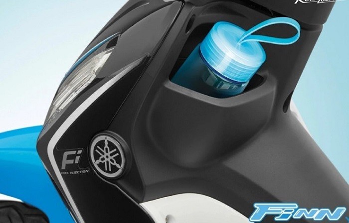 Ngăn chứa đồ trên Yamaha Finn 2023.