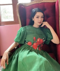 Hoa hậu Giáng My nữ tính, trẻ trung trong phong cách đời thường