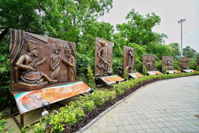 Độc đáo Công viên Shaheedi - Bảo tàng ngoài trời đầu tiên của Ấn Độ