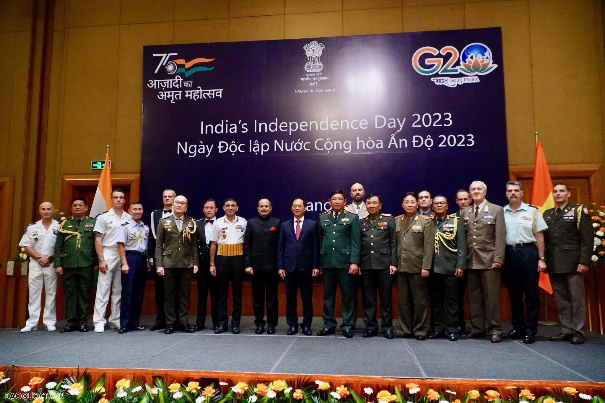 Lễ kỷ niệm Quốc khánh lần thứ 77 của Ấn Độ tại Hà Nội Lễ kỷ niệm Quốc khánh lần thứ 77 của Ấn Độ tại Hà Nội