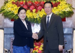 Chủ tịch nước Võ Văn Thưởng tiếp Chánh án Tòa án nhân dân tối cao Lào