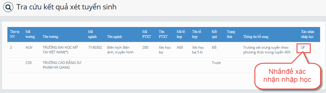 Cách xác nhận nhập học trực tuyến năm 2023 Cách xác nhận nhập học trực tuyến năm 2023