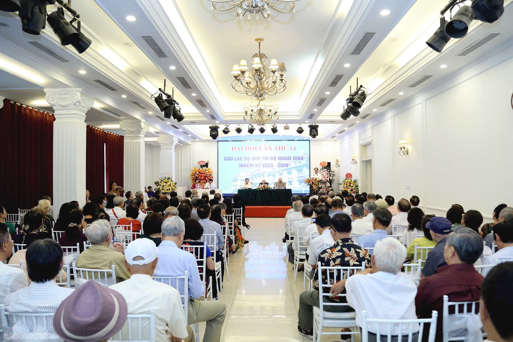 Câu lạc bộ Hưu trí Bộ Ngoại giao tổ chức Đại hội lần thứ 14 nhiệm kỳ 2023 – 2026 Câu lạc bộ Hưu trí Bộ Ngoại giao tổ chức Đại hội lần thứ 14 nhiệm kỳ 2023-2026