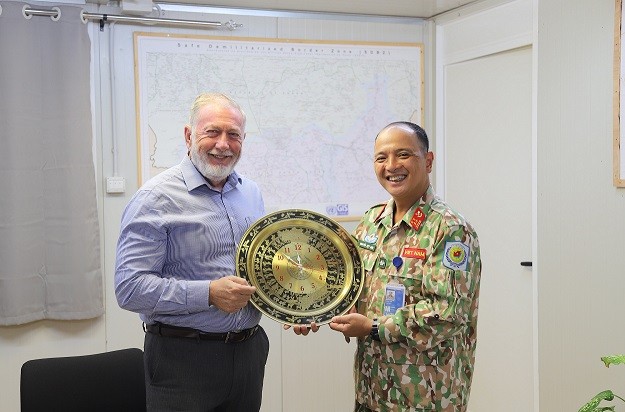 Đội Công binh Việt Nam được chào đón tại Abyei