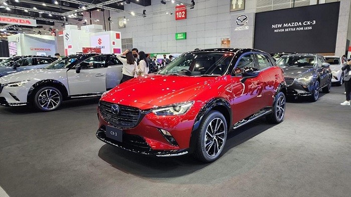 Cận cảnh Mazda CX-3 2024 vừa ra mắt tại Thái Lan, giá từ 521 triệu đồng