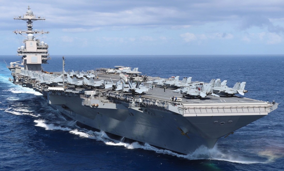 USS Gerald R. Ford là tàu sân bay lớn nhất thế giới của Mỹ. (Nguồn: AFP/Getty Images)