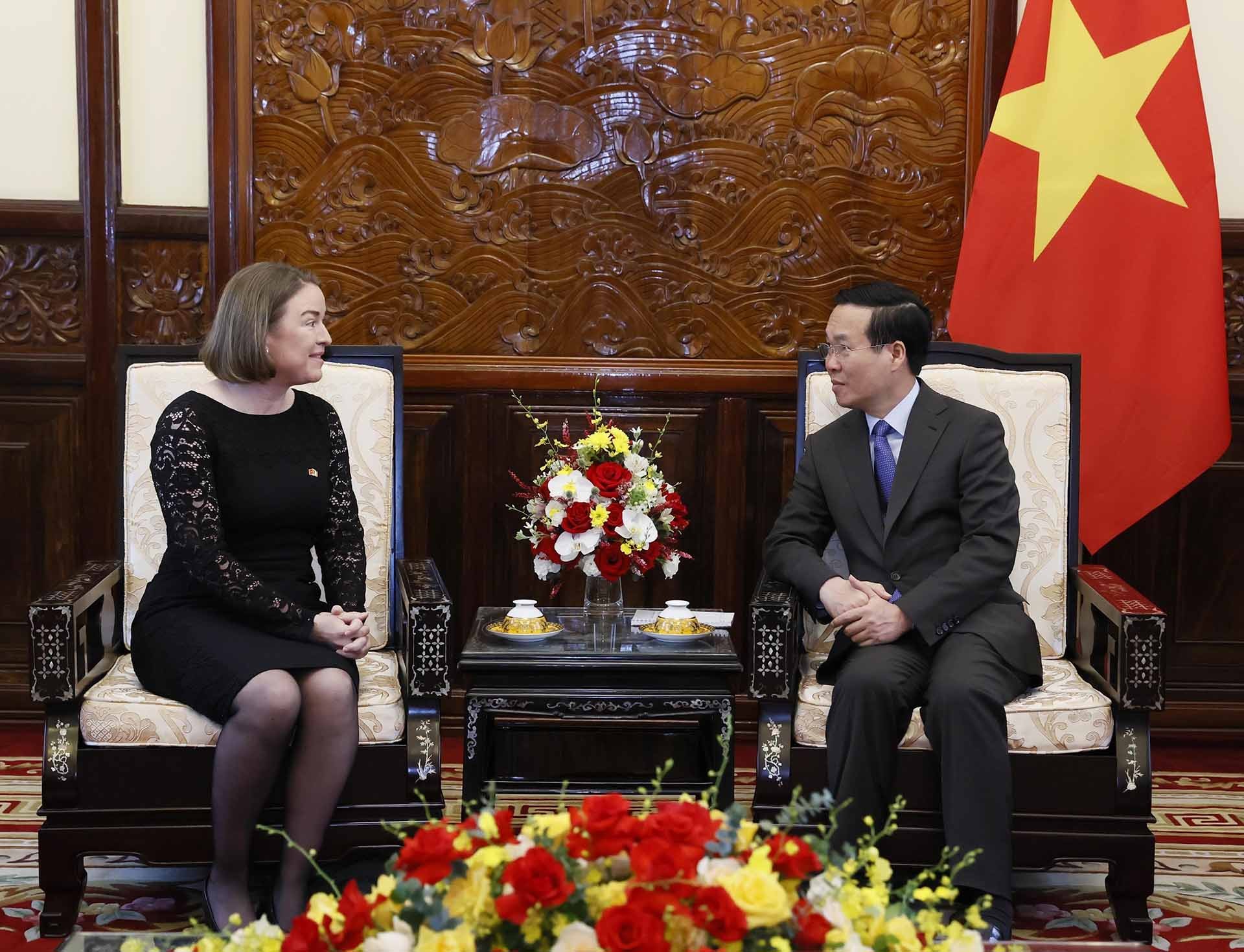 Chủ tịch nước Võ Văn Thưởng tiếp các Đại sứ Ireland, Italy, Hàn Quốc, Lithuania trình Quốc thư Chủ tịch nước Võ Văn Thưởng tiếp các Đại sứ Ireland, Italy, Hàn Quốc, Lithuania trình Quốc thư