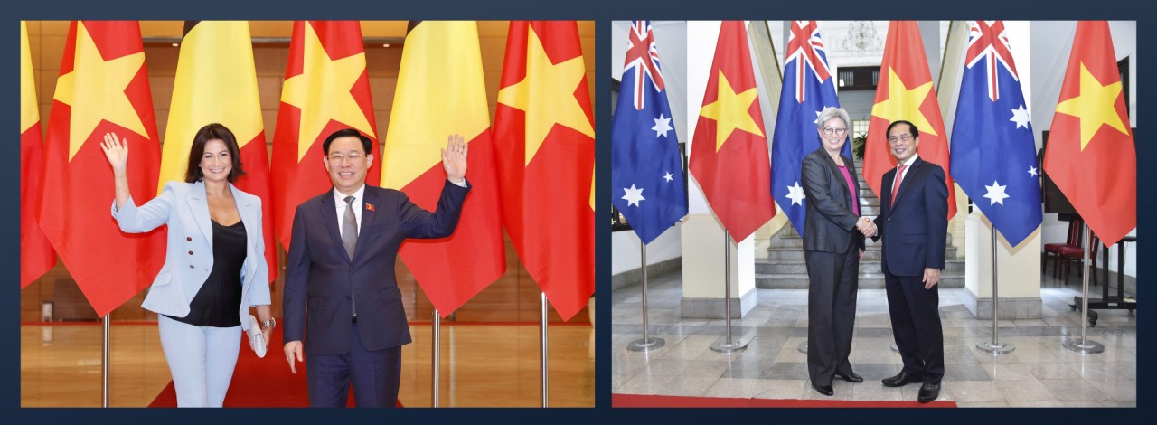 Đối ngoại nhộn nhịp giữa tháng Tám mùa Thu lịch sử Đối ngoại nhộn nhịp giữa tháng Tám mùa Thu lịch sử