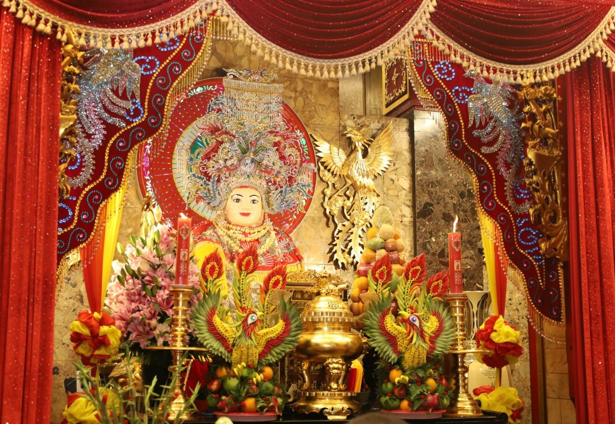 Tượng Bà Chúa Xứ là một tác phẩm nghệ thuật thời Trung cổ còn được giữ đến ngày nay. (Nguồn: NSMT) Tượng Bà Chúa Xứ là một tác phẩm nghệ thuật thời Trung cổ còn được giữ đến ngày nay. (Nguồn: NSMT)