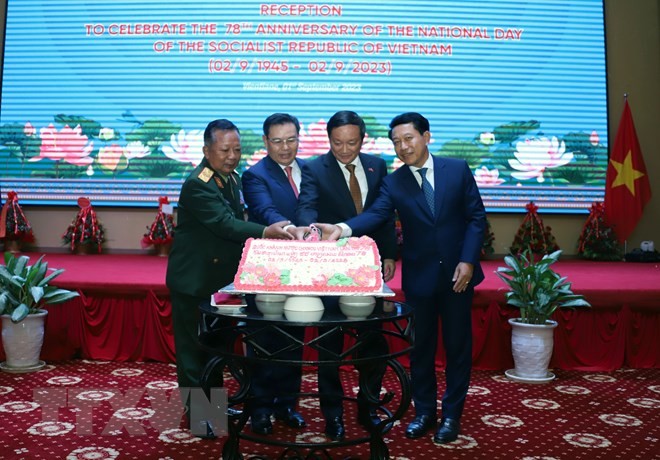 Kỷ niệm 78 năm Quốc khánh Việt Nam tại Lào Kỷ niệm 78 năm Quốc khánh Việt Nam tại Lào
