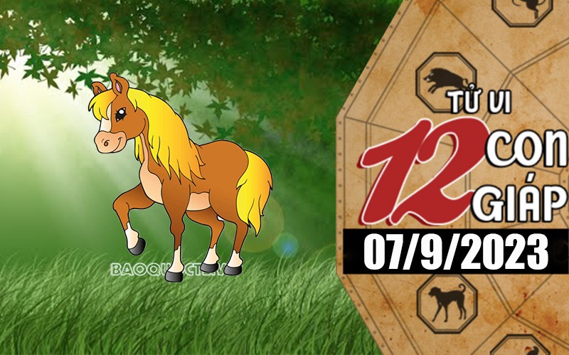Tử vi hôm nay, xem tử vi 12 con giáp hôm nay ngày 7/9/2023: Tuổi Ngọ sự nghiệp hanh thông Tử vi hôm nay, xem tử vi 12 con giáp hôm nay ngày 7/9/2023: Tuổi Ngọ sự nghiệp hanh thông