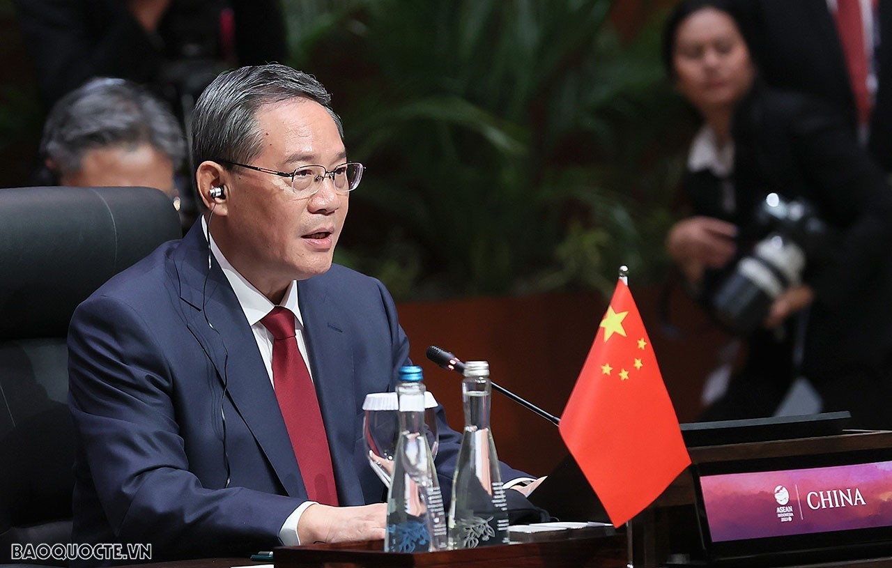 Sáng ngày 6/9, Thủ tướng Chính phủ Phạm Minh Chính đã cùng Lãnh đạo các nước dự các Hội nghị cấp cao ASEAN-Trung Quốc lần thứ 26. (Ảnh: Anh Sơn)