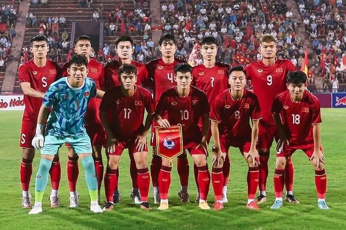 Thắng U23 Guam với tỷ số 0-6, U23 Việt Nam vươn lên dẫn đầu bảng C vòng loại U23 châu Á 2024 Thắng U23 Guam với tỷ số 0-6, U23 Việt Nam vươn lên dẫn đầu bảng C vòng loại U23 châu Á 2024