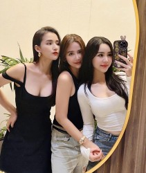 Sao Việt: Hoa hậu Hà Kiều Anh mặc gợi cảm, Lã Thanh Huyền đọ sắc cùng Phan Thanh Huyền và Quỳnh Kool