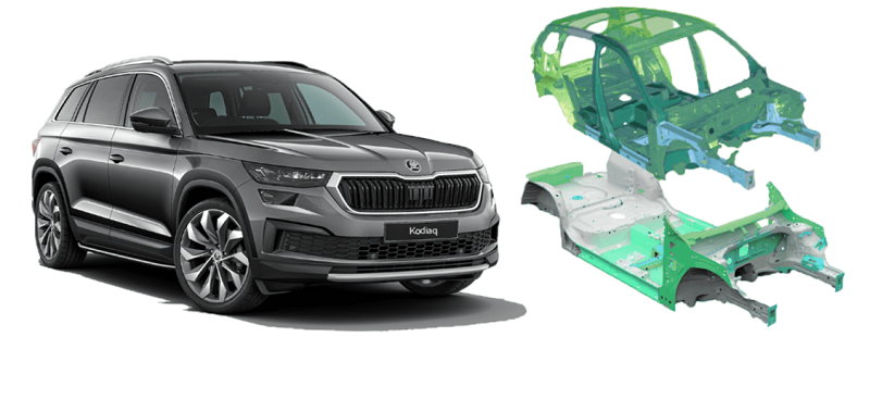 Cả hai mẫu xe của Skoda đều dùng khung gầm MQB.