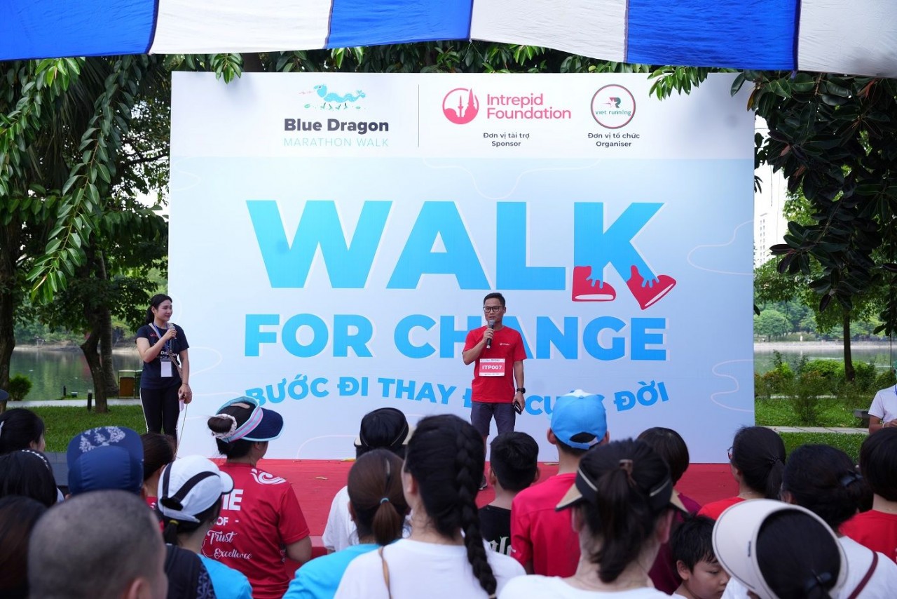Hơn 500 người tham gia giải đi bộ gây quỹ Blue Dragon Marathon Walk 2023 Hơn 500 người tham gia giải đi bộ gây quỹ Blue Dragon Marathon Walk 2023